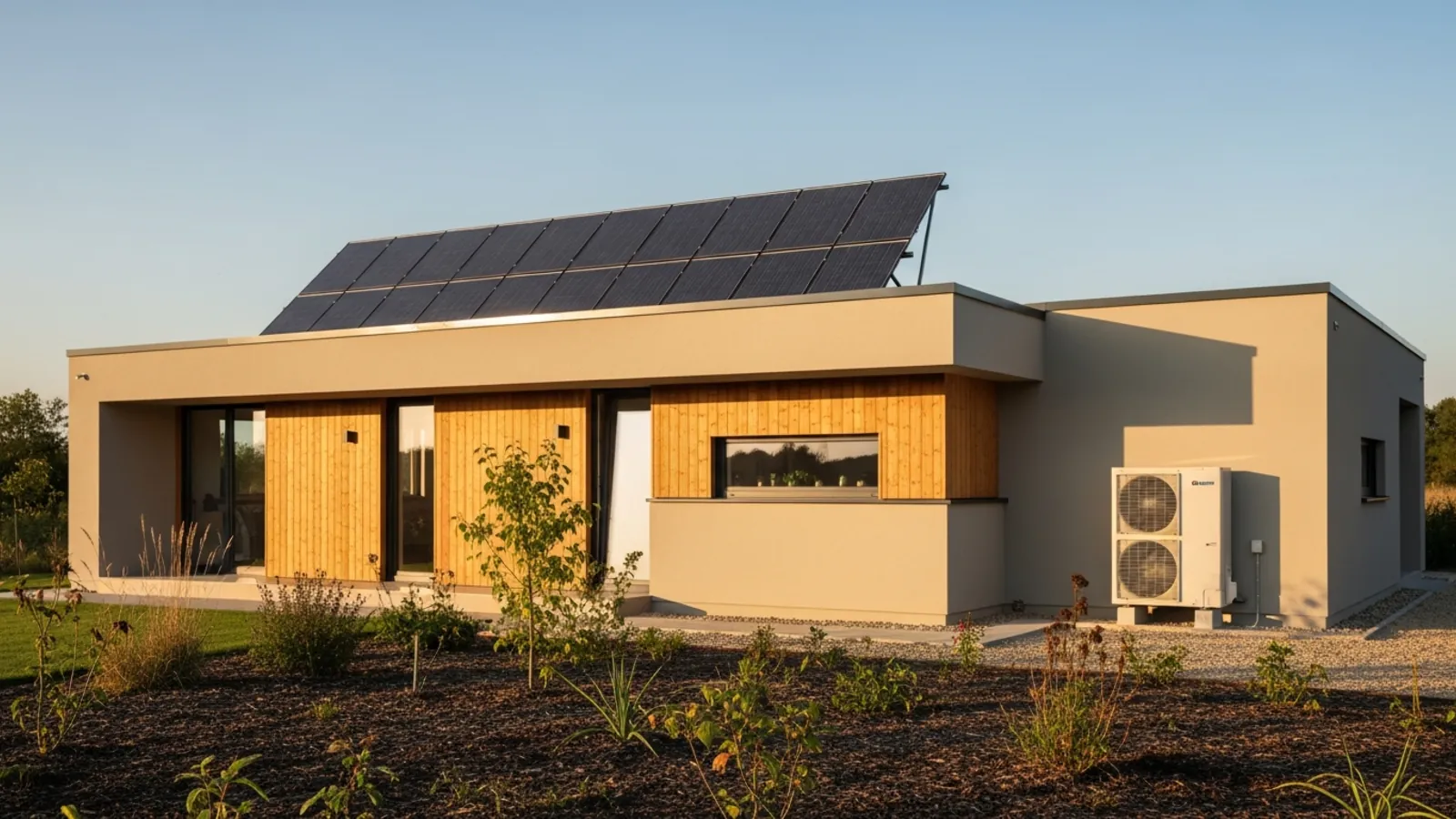 Energieeffizientes Fertighaus mit Wärmepumpe und Photovoltaik – Preisfaktor Energiestandard